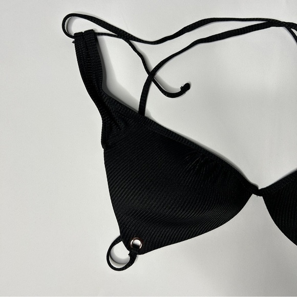 Hula Honey Women’s Black 2-Piece Bikini Set Size Large - Picture 3 of 9